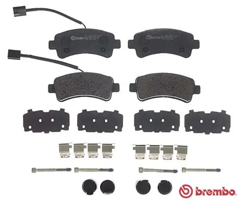 P61130 Brembo Колодки гальмівні задні, дискові