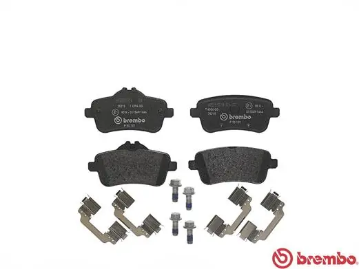P50101 Brembo Колодки гальмівні задні, дискові