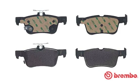 P24201 Brembo Колодки гальмівні задні, дискові