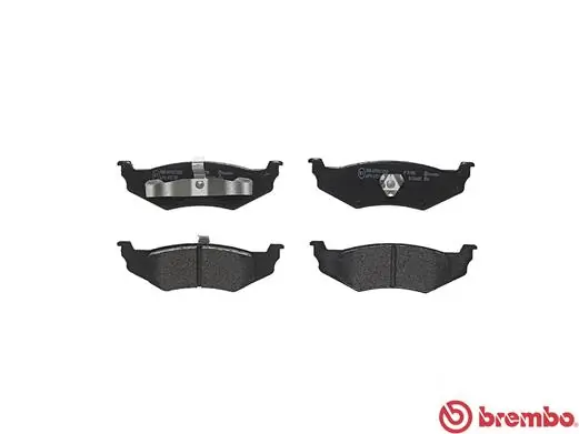 P11010 Brembo Колодки гальмівні задні, дискові