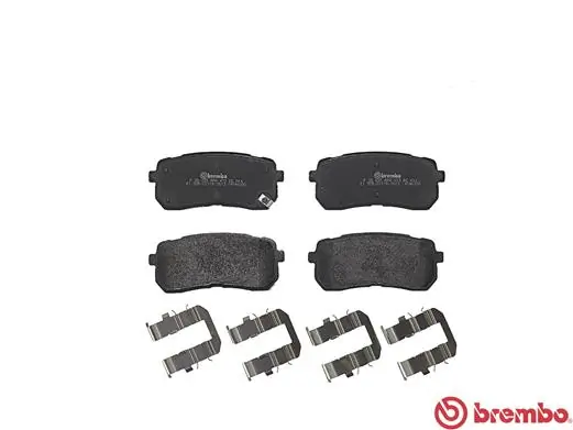 P30035 Brembo Колодки гальмівні задні, дискові
