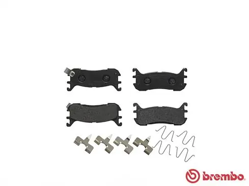 P49021 Brembo Колодки гальмівні задні, дискові
