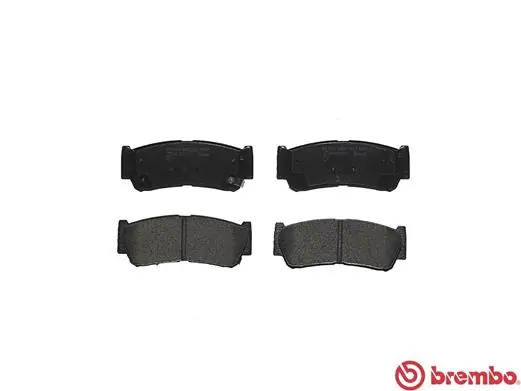 P30037 Brembo Колодки гальмівні задні, дискові