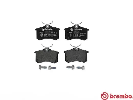P68024 Brembo Колодки гальмівні задні, дискові