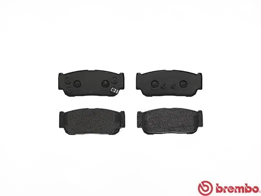 P30057 Brembo Колодки гальмівні задні, дискові