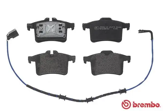 P36034 Brembo Колодки гальмівні задні, дискові