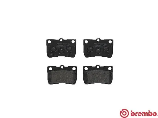 P83073 Brembo Колодки гальмівні задні, дискові