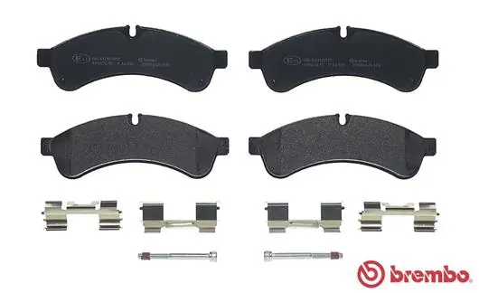 PA6030 Brembo Колодки гальмівні задні, дискові