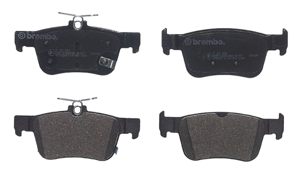 P28089 Brembo Колодки гальмівні задні, дискові