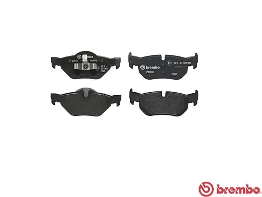 P06038 Brembo Колодки гальмівні задні, дискові
