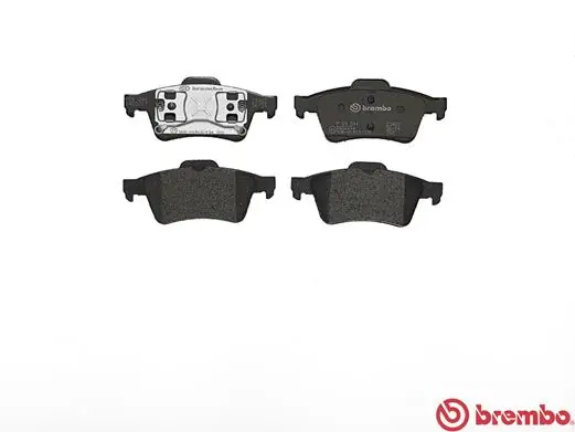 P59044 Brembo Колодки гальмівні задні, дискові