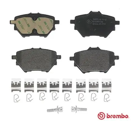P61122 Brembo Колодки гальмівні задні, дискові