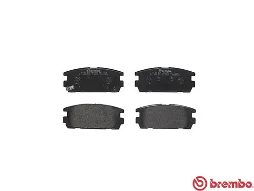 P30021 Brembo Колодки гальмівні задні, дискові