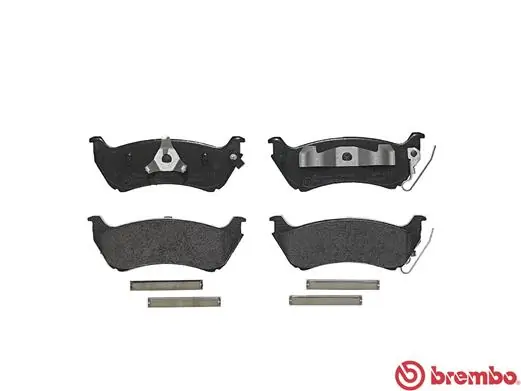 P50040 Brembo Колодки гальмівні задні, дискові