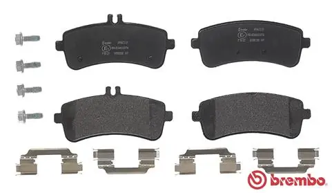 P50125 Brembo Колодки гальмівні задні, дискові