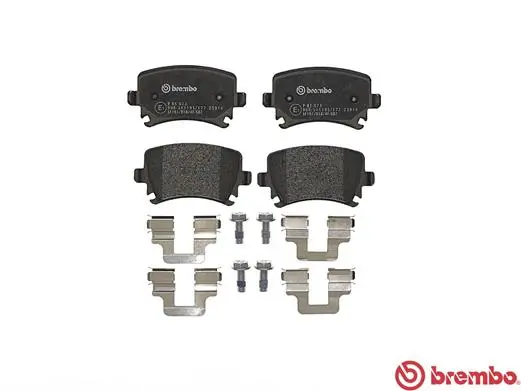 P85073 Brembo Колодки гальмівні задні, дискові