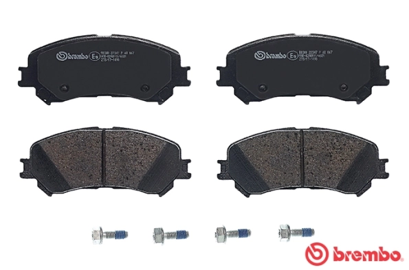 P68067 Brembo Передні гальмівні колодки