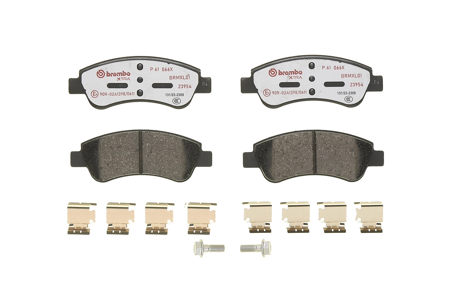 P61066X Brembo Передні гальмівні колодки