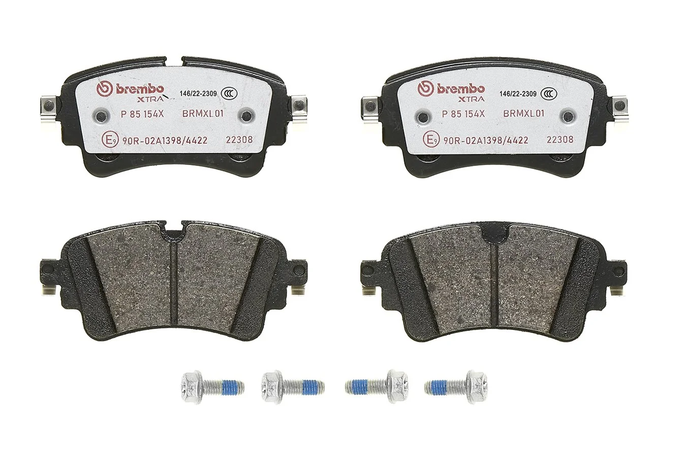 P85154X Brembo Колодки гальмівні задні, дискові