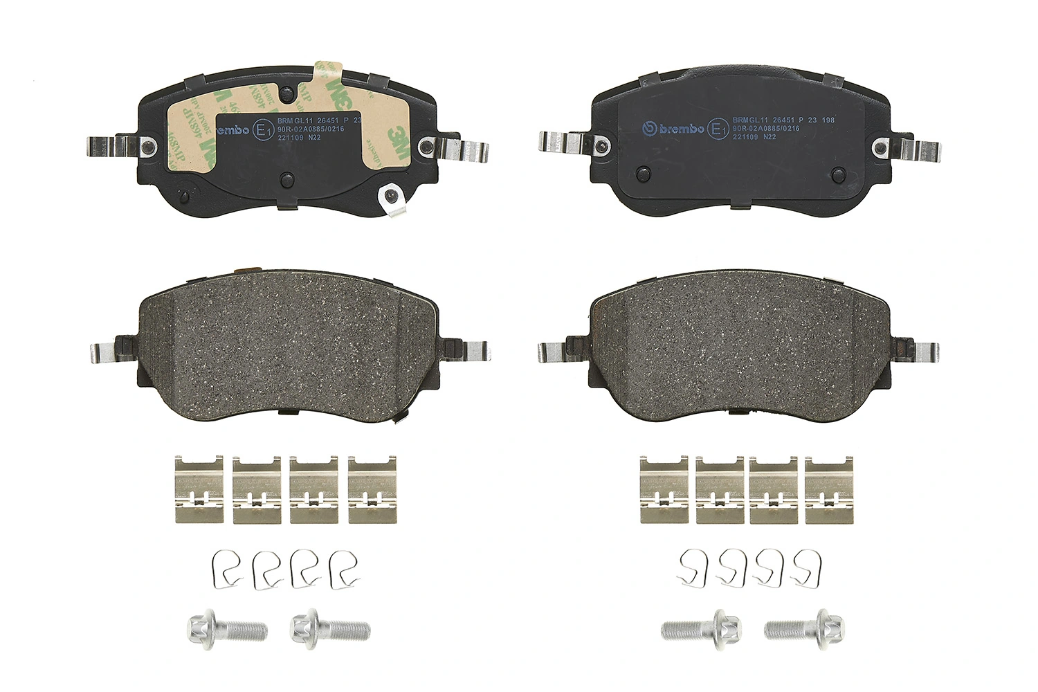 P23198 Brembo Передні гальмівні колодки