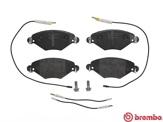 P61071 Brembo Передні гальмівні колодки
