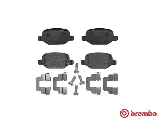 P23064 Brembo Колодки гальмівні задні, дискові