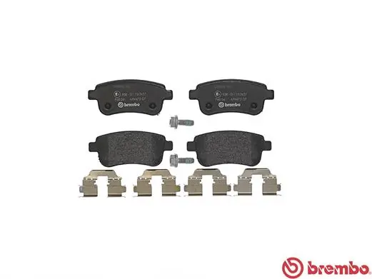 P68041 Brembo Колодки гальмівні задні, дискові
