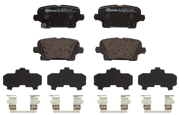 P59097 Brembo Колодки гальмівні задні, дискові