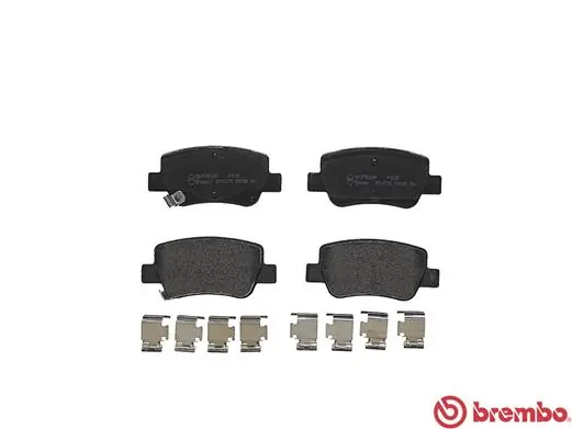 P83112 Brembo Колодки гальмівні задні, дискові