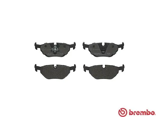 P06011 Brembo Колодки гальмівні задні, дискові