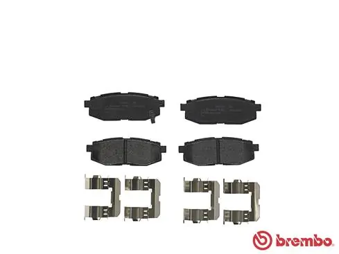 P78018 Brembo Колодки гальмівні задні, дискові