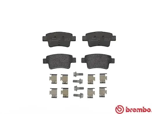 P23104 Brembo Колодки гальмівні задні, дискові