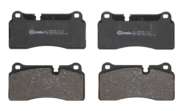 P06111 Brembo Колодки гальмівні задні, дискові