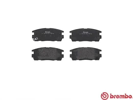 P10004 Brembo Колодки гальмівні задні, дискові