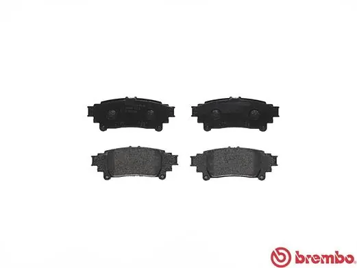 P83132 Brembo Колодки гальмівні задні, дискові