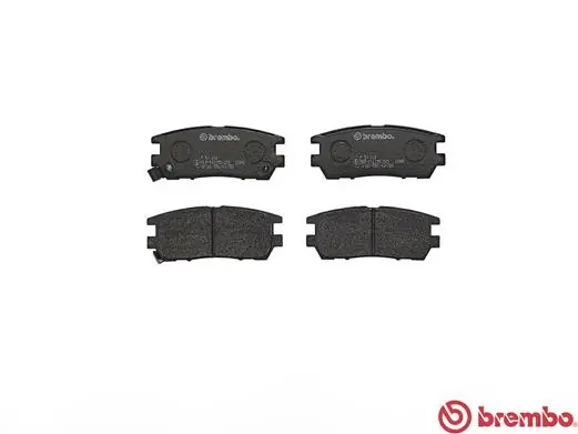 P54018 Brembo Колодки гальмівні задні, дискові