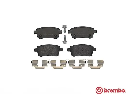 P68054 Brembo Колодки гальмівні задні, дискові
