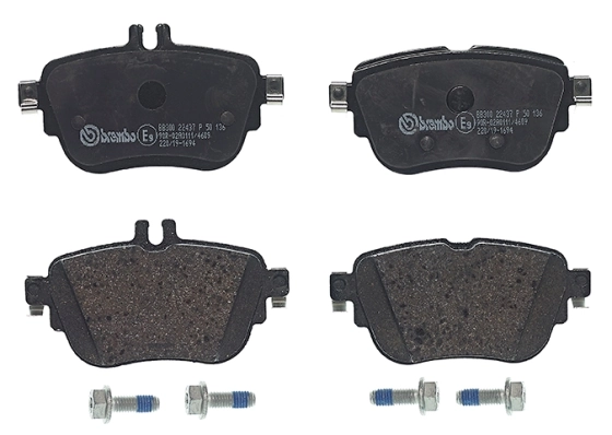 P50136 Brembo Колодки гальмівні задні, дискові