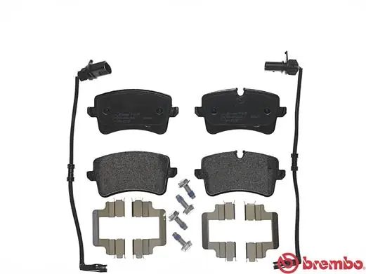 P85117 Brembo Колодки гальмівні задні, дискові
