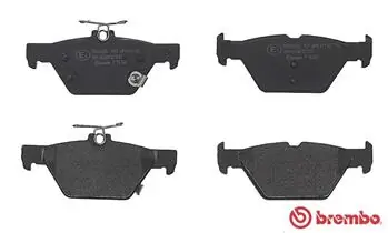 P78026 Brembo Колодки гальмівні задні, дискові