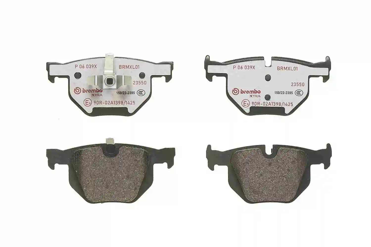 P06039X Brembo Колодки гальмівні задні, дискові