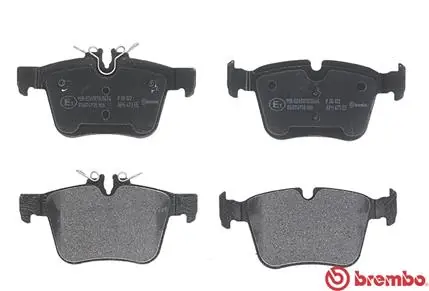 P50122 Brembo Колодки гальмівні задні, дискові