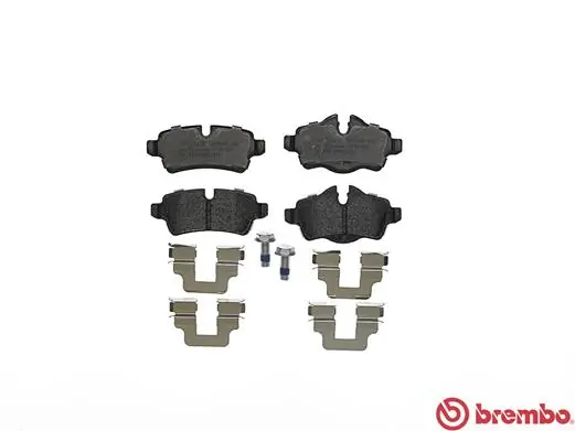 P06052 Brembo Колодки гальмівні задні, дискові