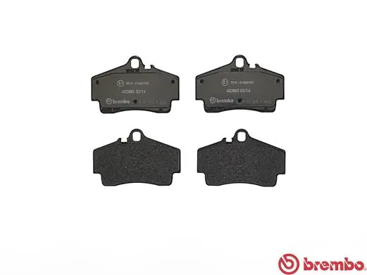 P65008 Brembo Колодки гальмівні задні, дискові