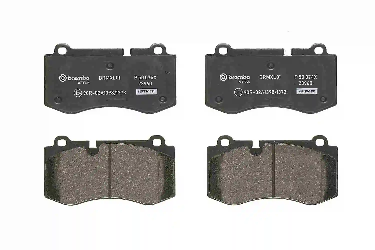 P50074X Brembo Передні гальмівні колодки