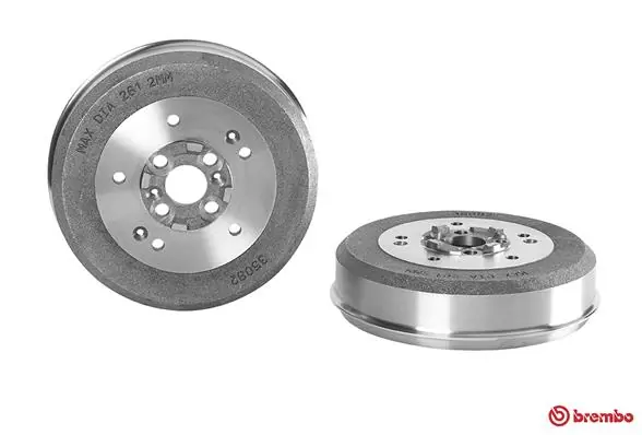14C01610 Brembo Барабан гальмівний задній