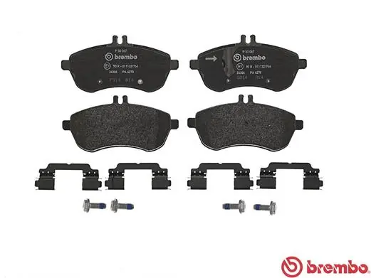 P50067 Brembo Передні гальмівні колодки