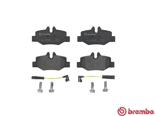 P50051 Brembo Колодки гальмівні задні, дискові