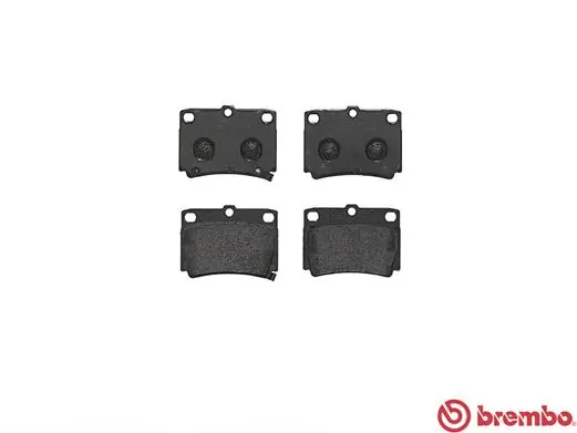 P54026 Brembo Колодки гальмівні задні, дискові