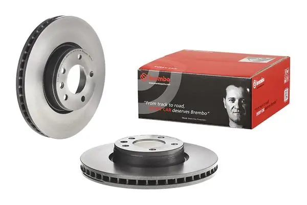 09574911 Brembo Гальмо дискове переднє